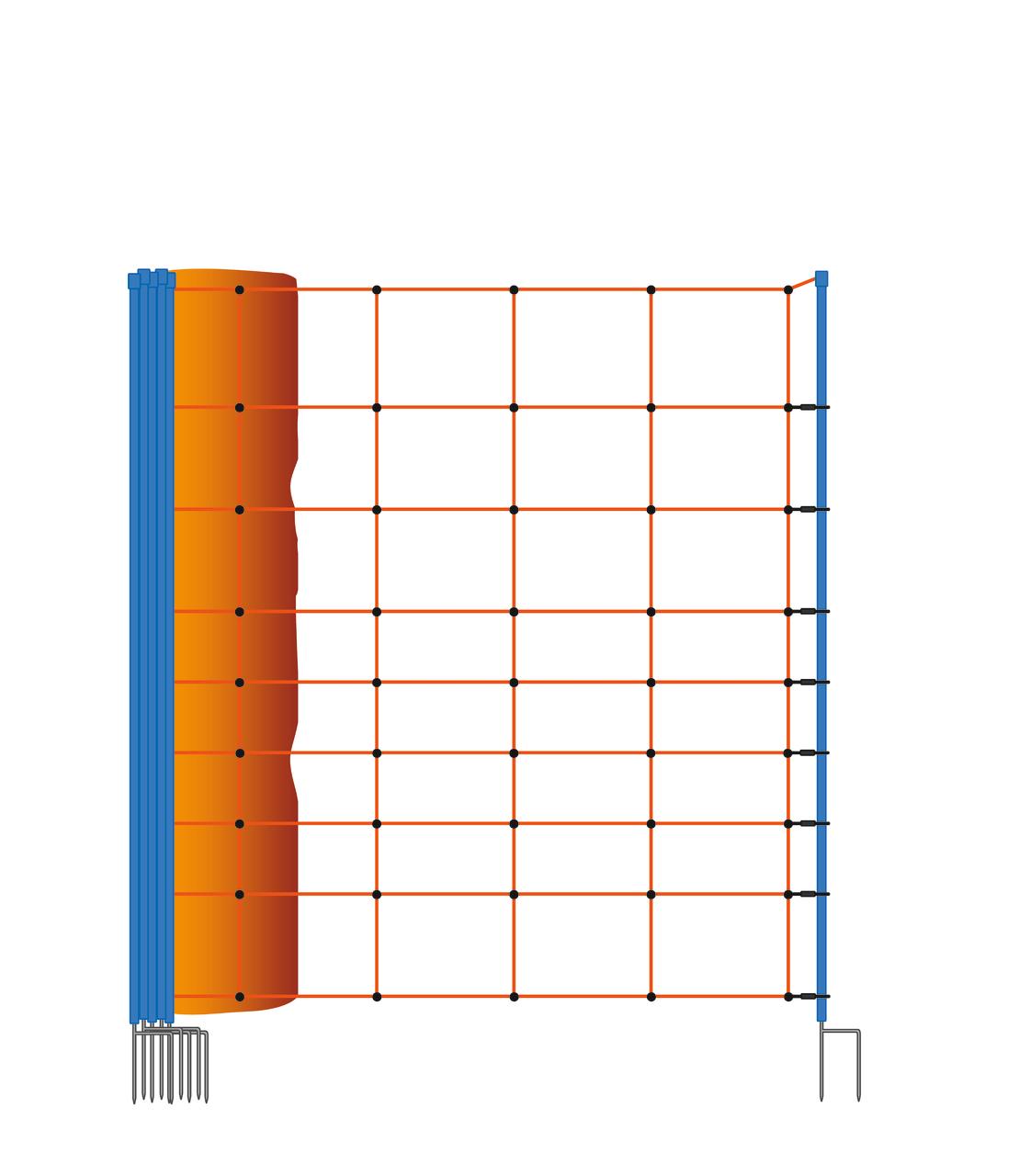 AKO OviNet Premium - Schafnetz, 90 cm, 50 m