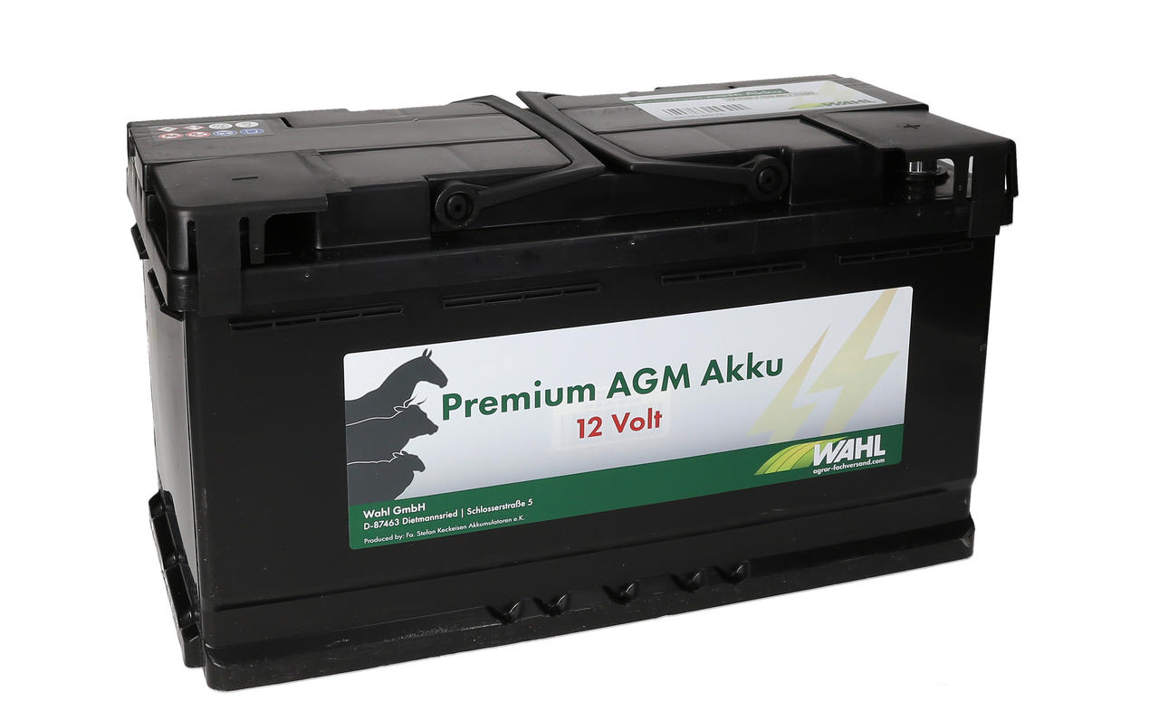 Kerbl 12 Volt Premium AGM Akku - 12 V, 110 Ah