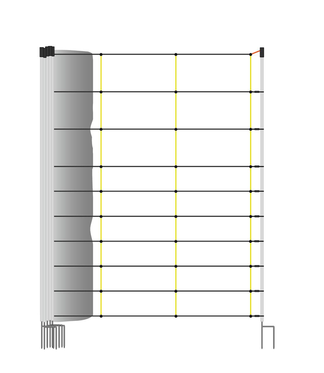 Horizont Livestock Netz 105 cm, 50m