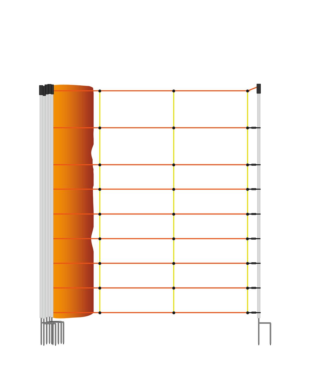 Göbel EURONETZ KOMBI / Schafnetz, 90 cm hoch