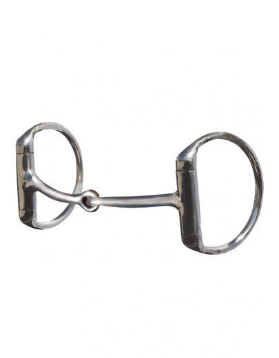 Offset D-Ring Premium Snaffle Bit