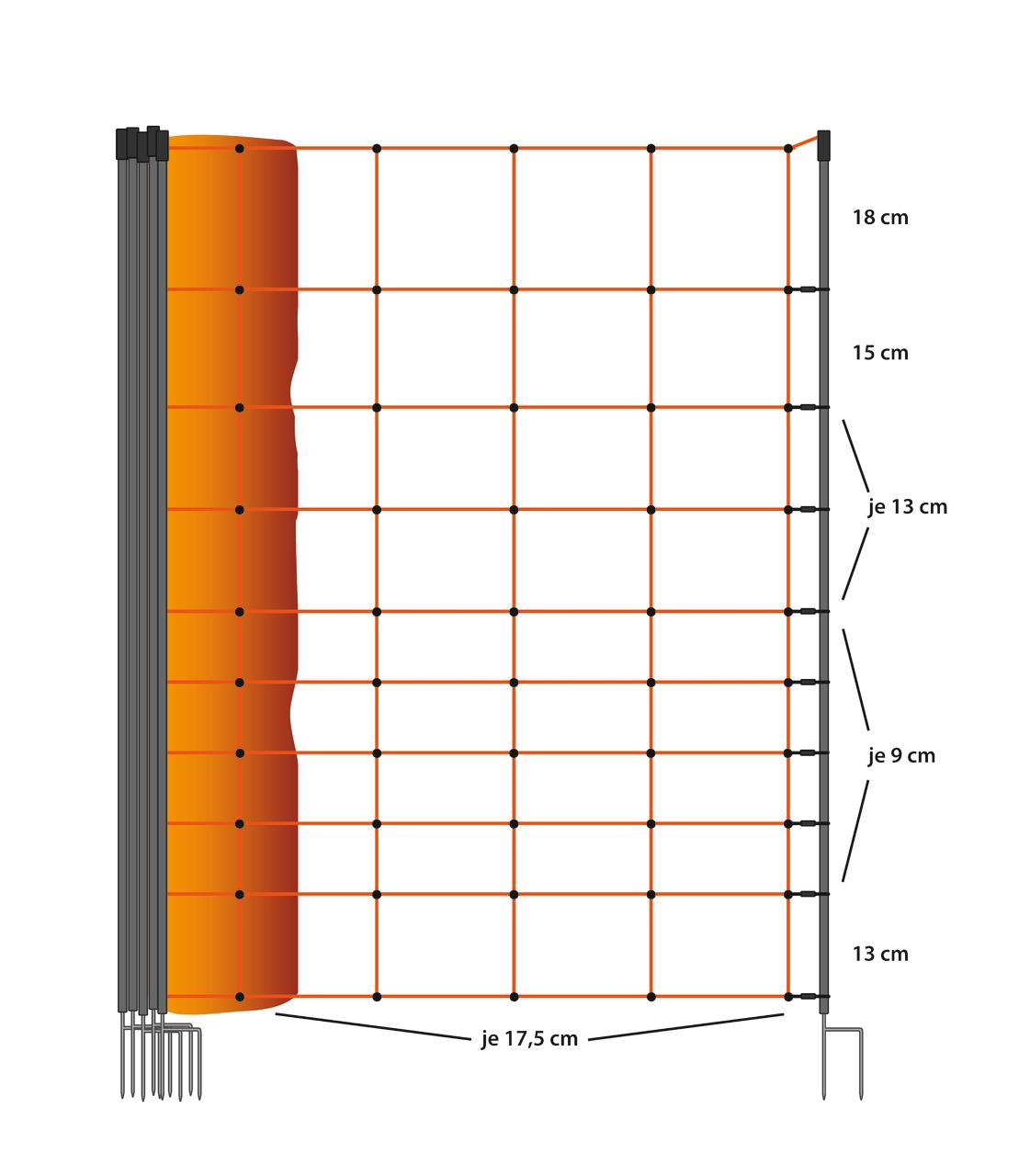 AKO OVINET - Schafnetz, 108 cm