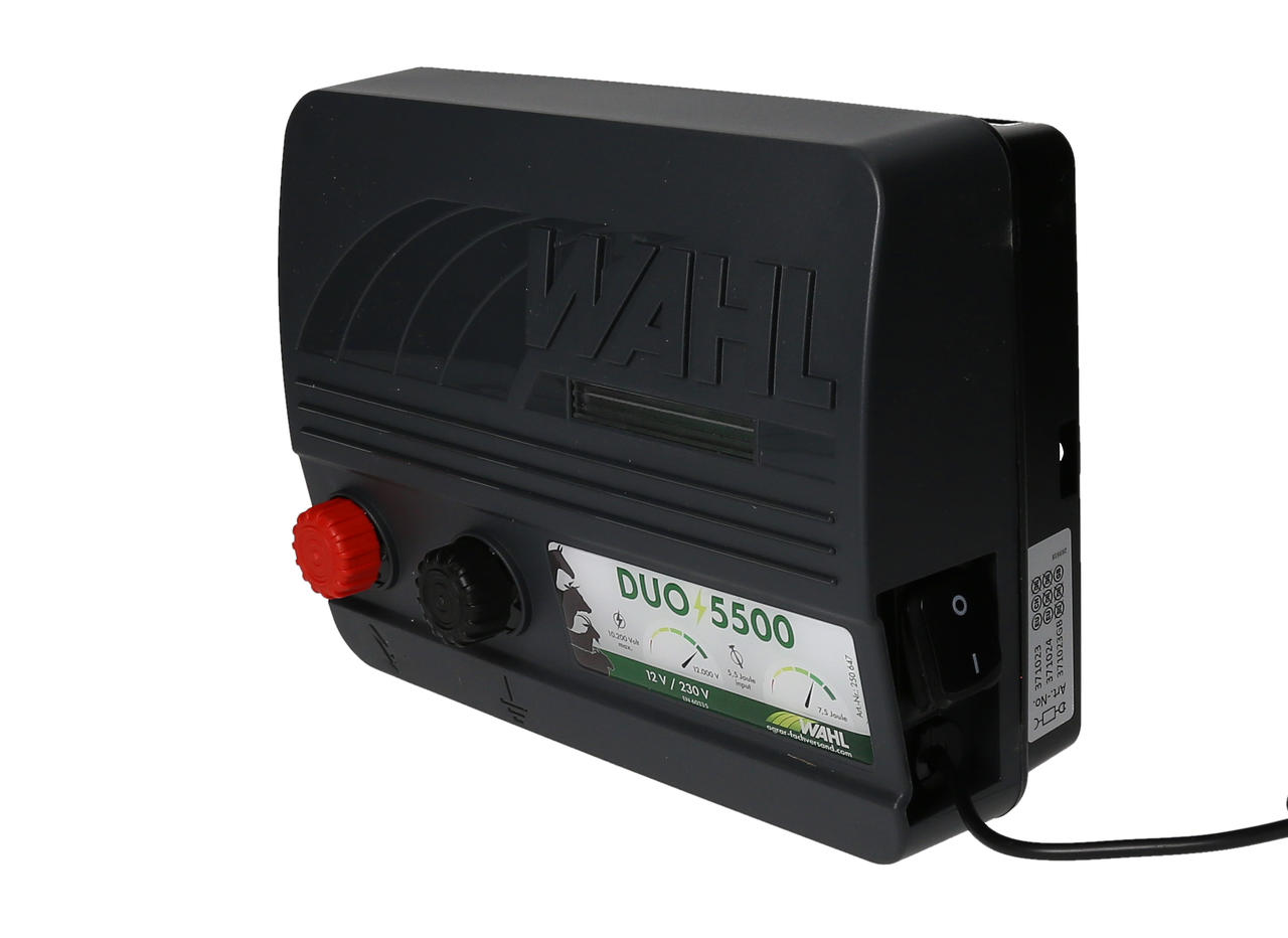 WAHL-Hausmarke DUO 5500 - 12 V / 230 V Weidezaungerät