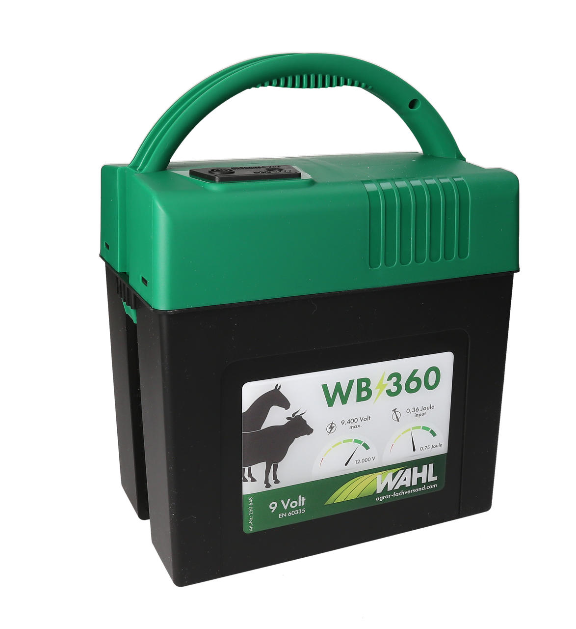 WAHL-Hausmarke WB 360 - 9 V-Batterie Weidezaungerät