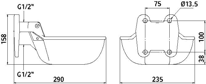 Kerbl Tränkebecken N20 GUSS