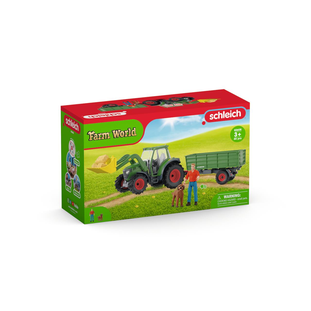 Schleich Traktor mit Anhänger