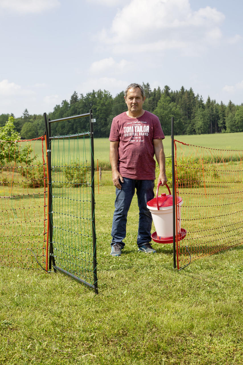 AKO Tür für Elektrozaunnetze 95-125 cm Netze